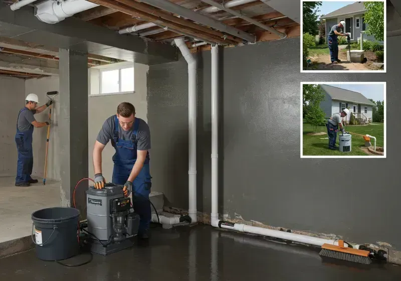 Basement Waterproofing and Flood Prevention process in Machesney Park, IL